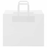 Sacchetti di Carta 50 pz con Manici Bianchi 32x22x24 cm 4101833