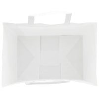 vidaXL Sacchetti di Carta 50 pz con Manici Bianchi 32x22x24 cm