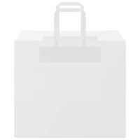 Sacchetti di Carta 50 pz con Manici Bianchi 32x22x28 cm