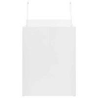 Sacchetti di Carta 50 pz con Manici Bianchi 32x22x28 cm