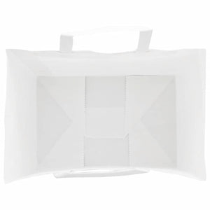Sacchetti di Carta 50 pz con Manici Bianchi 32x22x28 cm