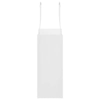 Sacchetti di Carta 250 pz con Manici Bianchi 15x8x21 cm