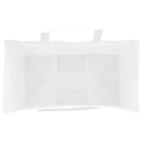 Sacchetti di Carta 250 pz con Manici Bianchi 15x8x21 cm
