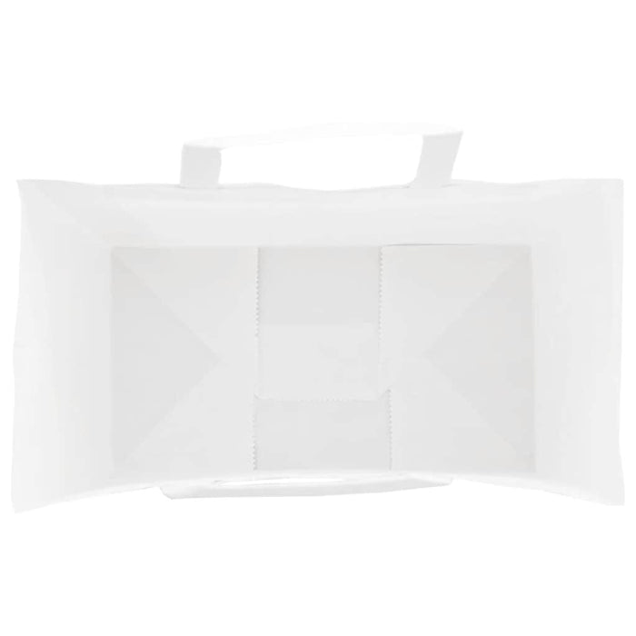 Sacchetti di Carta 250 pz con Manici Bianchi 15x8x21 cm
