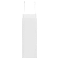 vidaXL Sacchetti di Carta 250 pz con Manici Bianchi 18x8x22 cm