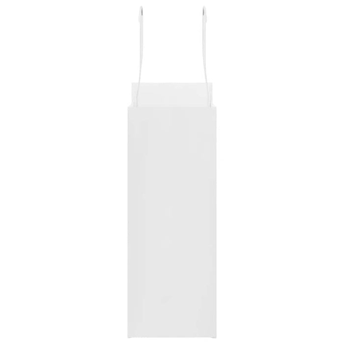 vidaXL Sacchetti di Carta 250 pz con Manici Bianchi 18x8x22 cm