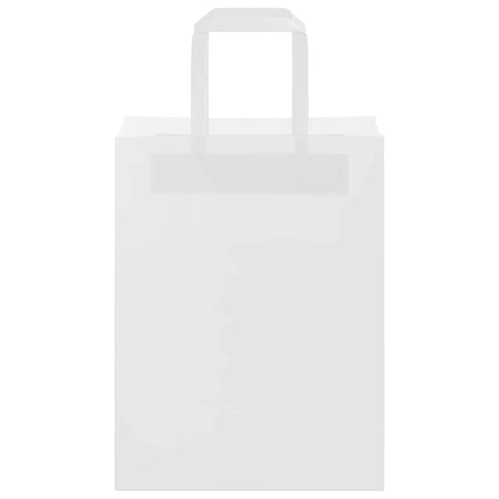 Sacchetti di Carta 250 pz con Manici Bianchi 21x11x28 cm 4101839