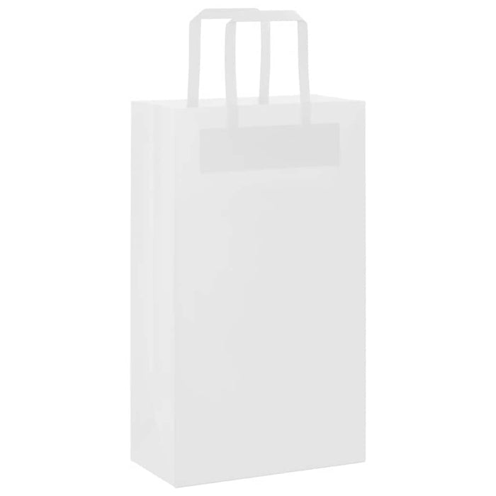 Sacchetti di Carta 250 pz con Manici Bianchi 21x11x36 cm 4101841