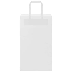 Sacchetti di Carta 250 pz con Manici Bianchi 21x11x36 cm 4101841