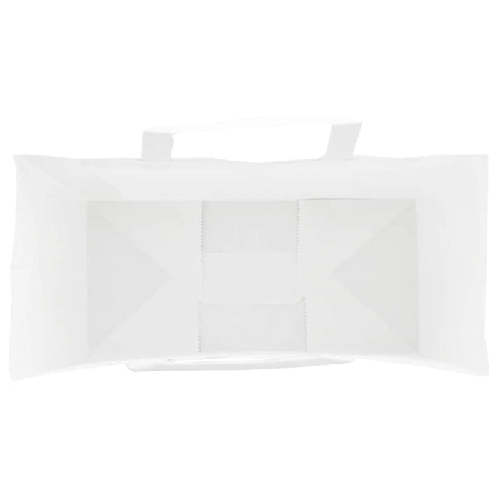 Sacchetti di Carta 250 pz con Manici Bianchi 26x12x35 cm