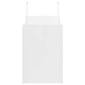 Sacchetti di Carta 250 pz con Manici Bianchi 32x17x25 cm 4101845