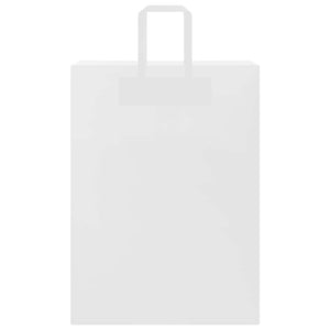 vidaXL Sacchetti di Carta 250 pz con Manici Bianchi 32x17x44 cm
