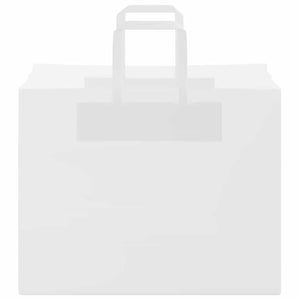 Sacchetti di Carta 250 pz con Manici Bianchi 32x22x24 cm 4101847
