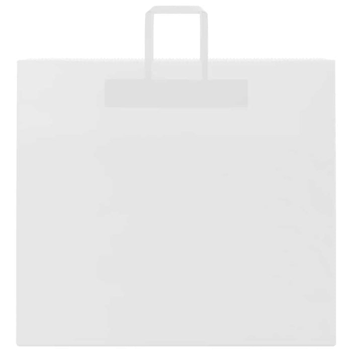 vidaXL Sacchetti di Carta 250 pz con Manici Bianchi 54x15x49 cm