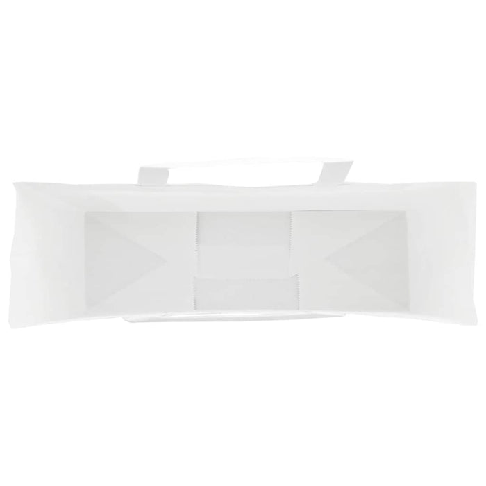 vidaXL Sacchetti di Carta 250 pz con Manici Bianchi 54x15x49 cm
