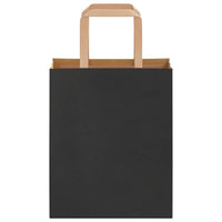 Sacchetti di Carta 50 pz con Manici Neri 18x8x22 cm 4101852