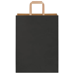 Sacchetti di Carta 50 pz con Manici Neri 26x12x35 cm 4101856