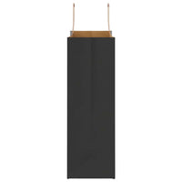 Sacchetti di Carta 50 pz con Manici Neri 26x12x35 cm