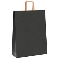 Sacchetti di Carta 50 pz con Manici Neri 32x12x42 cm 4101858