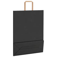 Sacchetti di Carta 50 pz con Manici Neri 32x12x42 cm 4101858