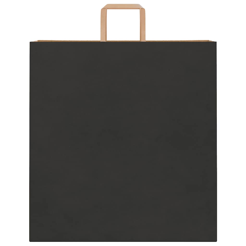 Sacchetti di Carta 50 pz con Manici Neri 45x17x48 cm