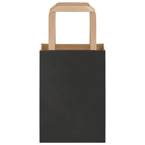 Sacchetti di Carta 250 pz con Manici Neri 15x8x21 cm 4101865