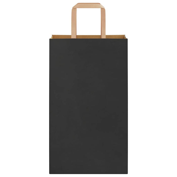 Sacchetti di Carta 250 pz con Manici Neri 21x11x36 cm 4101869