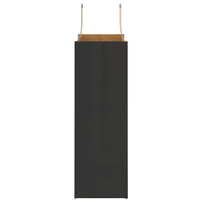 Sacchetti di Carta 250 pz con Manici Neri 26x12x35 cm 4101870