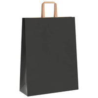 Sacchetti di Carta 250 pz con Manici Neri 32x12x42 cm 4101872