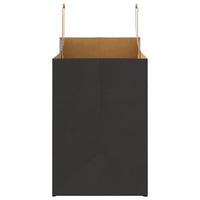 vidaXL Sacchetti di Carta 250 pz con Manici Neri 32x17x25 cm