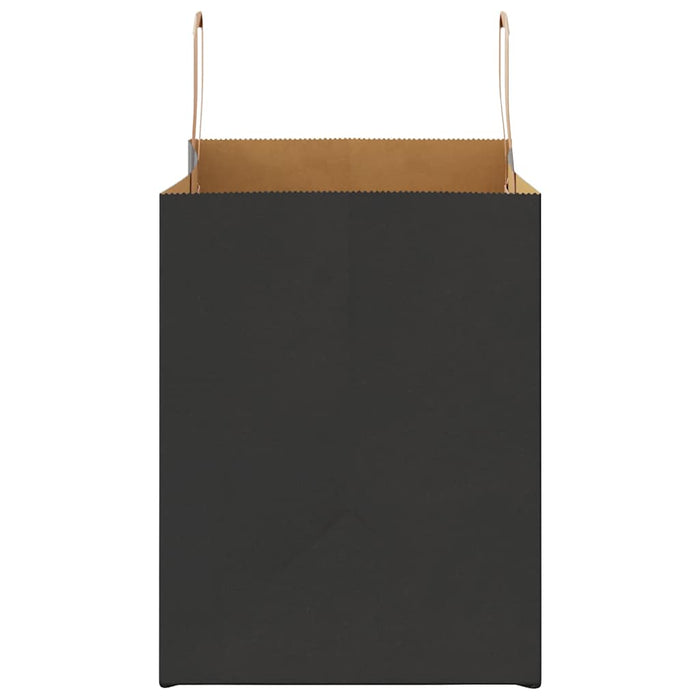 Sacchetti di Carta 250 pz con Manici Neri 32x22x28 cm 4101876