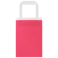 vidaXL Sacchetti di Carta 50 pz con Manici Rosa 15x8x21 cm