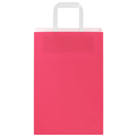 Sacchetti di Carta 50 pz con Manici Rosa 21x11x31 cm 4101882