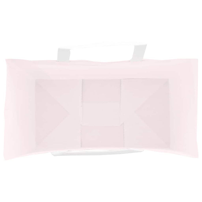 Sacchetti di Carta 50 pz con Manici Rosa 21x11x36 cm
