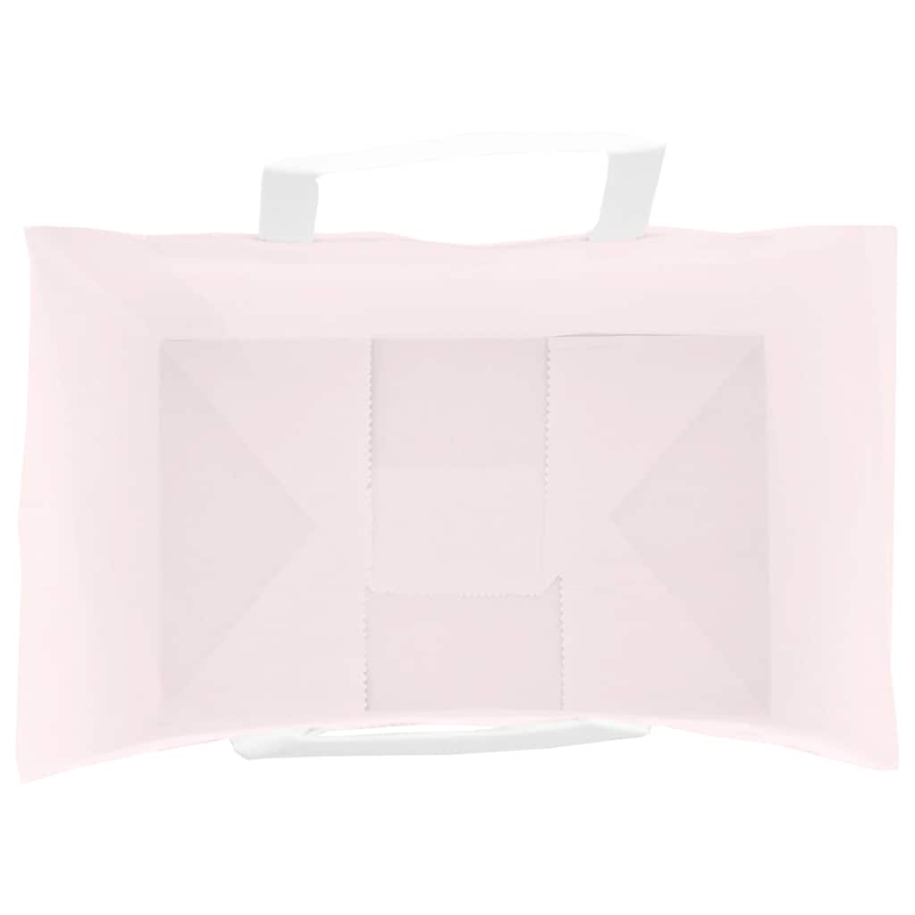 Sacchetti di Carta 50 pz con Manici Rosa 26x17x25 cm 4101885