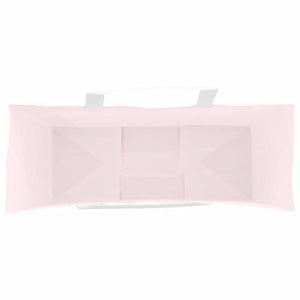 vidaXL Sacchetti di Carta 50 pz con Manici Rosa 32x12x42 cm