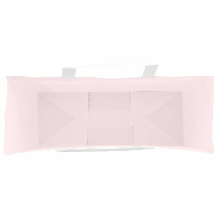 vidaXL Sacchetti di Carta 50 pz con Manici Rosa 32x12x42 cm