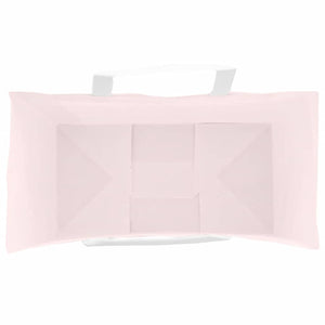 Sacchetti di Carta 50 pz con Manici Rosa 32x17x25 cm 4101887