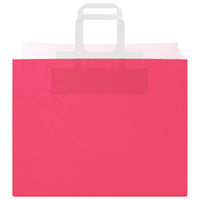 Sacchetti di Carta 50 pz con Manici Rosa 32x22x24 cm 4101889