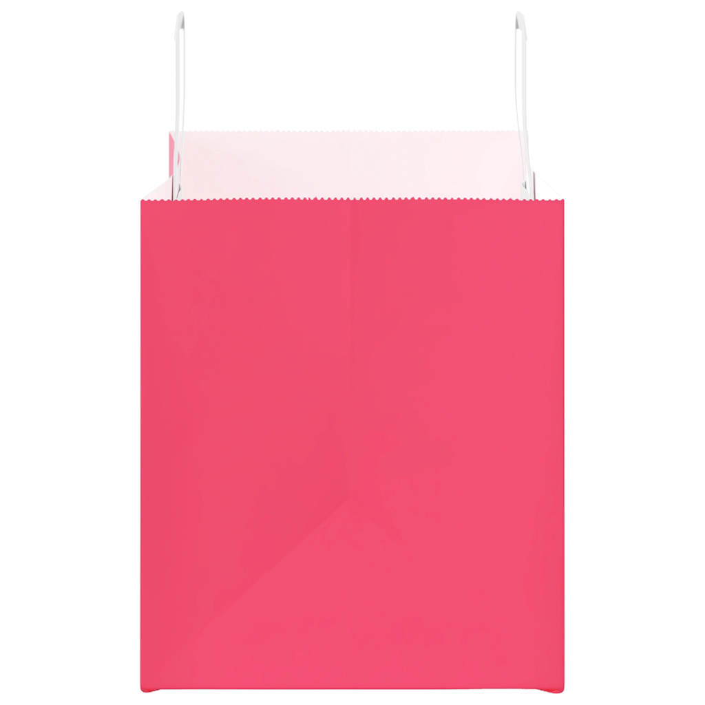 Sacchetti di Carta 50 pz con Manici Rosa 32x22x24 cm 4101889