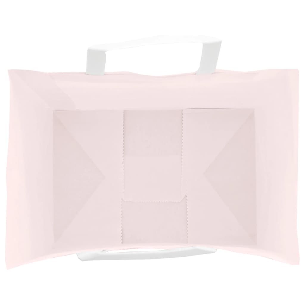 Sacchetti di Carta 50 pz con Manici Rosa 32x22x24 cm