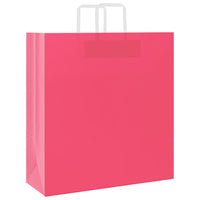 Sacchetti di Carta 50 pz con Manici Rosa 45x17x48 cm 4101891