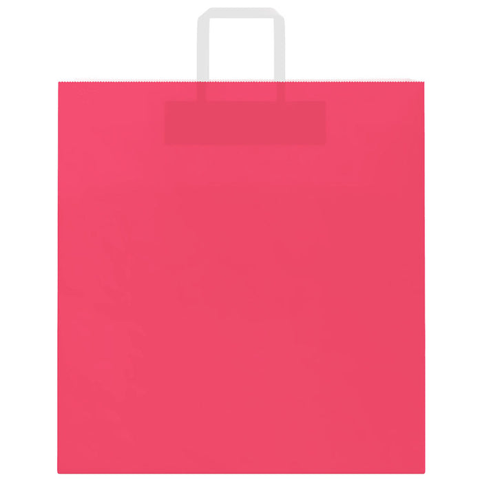 Sacchetti di Carta 50 pz con Manici Rosa 45x17x48 cm 4101891