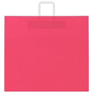 Sacchetti di Carta 50 pz con Manici Rosa 54x15x49 cm 4101892