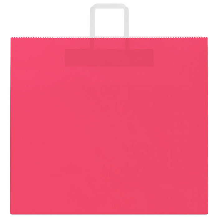 Sacchetti di Carta 50 pz con Manici Rosa 54x15x49 cm 4101892