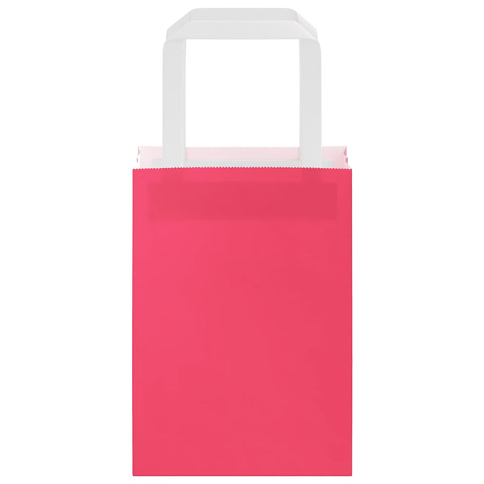 Sacchetti di Carta 250 pz con Manici Rosa 15x8x21 cm 4101893
