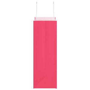 Sacchetti di Carta 250 pz con Manici Rosa 21x11x31 cm