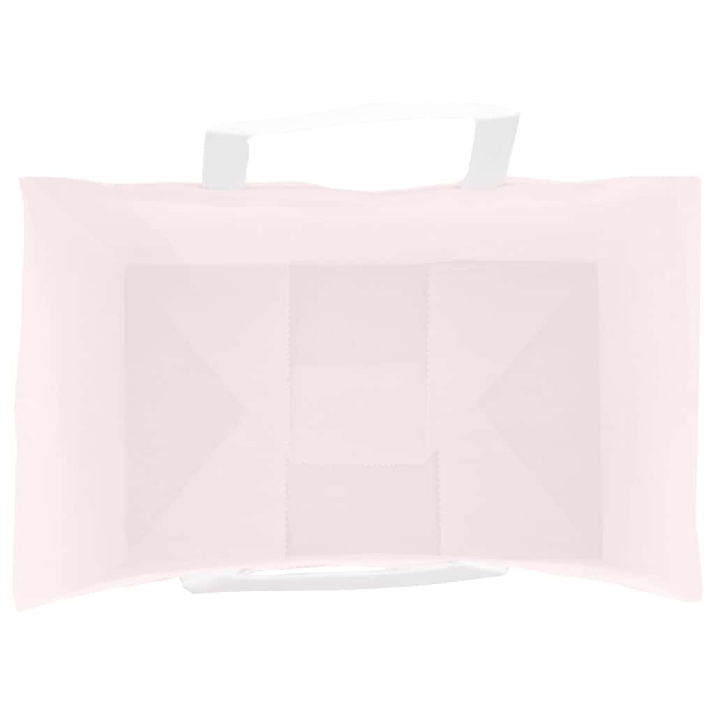 Sacchetti di Carta 250 pz con Manici Rosa 26x17x25 cm 4101899