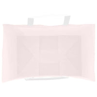 vidaXL Sacchetti di Carta 250 pz con Manici Rosa 26x17x25 cm
