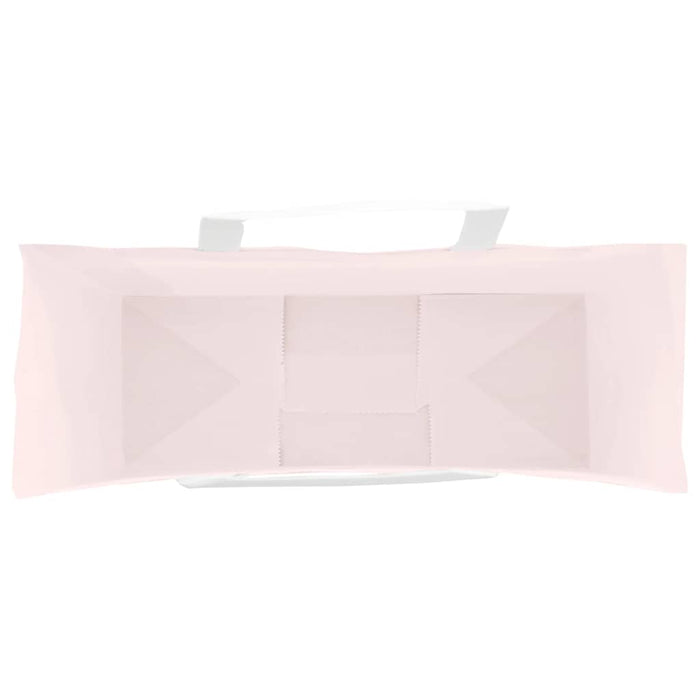 vidaXL Sacchetti di Carta 250 pz con Manici Rosa 32x12x42 cm